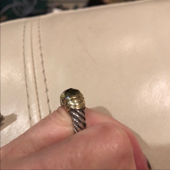 Rare, retired David Yurman lemon citrine ring - Picture 7 of 12